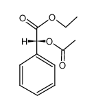(R)-2-acetoxy-2-phenylacetic acid ethyl ester结构式