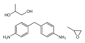 4-[(4-aminophenyl)methyl]aniline,2-methyloxirane,propane-1,2-diol Structure