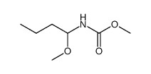 methyl (1-methoxybutyl)carbamate Structure