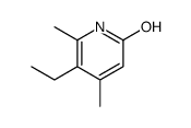 5-ethyl-4,6-dimethyl-1H-pyridin-2-one结构式