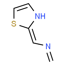 Methanamine,N-methylene-1-(2(3H)-thiazolylidene)- Structure