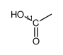Acetic acid C-11结构式