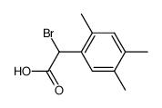DL-Brom(2,4,5-trimethylphenyl)essigsaeure Structure