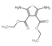 2,5-二氨基-3,4-噻吩二羧酸二乙酯结构式