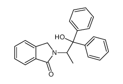 N-(diphenyl-carbinyl-1 ethyl) phtalimidine Structure