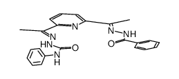2,6-diacetylpyridine(benzoylhydrazone)(N4-phenylsemicarbazone)结构式