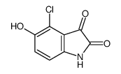 4-chloro-5-hydroxy-1H-indole-2,3-dione Structure