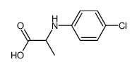 2-(4-CHLORO-PHENYLAMINO)-PROPIONIC ACID结构式