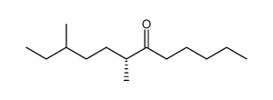 (7R,10ξ)-7,10-dimethyldodecan-6-one结构式