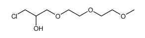 1-chloro-3-((2-(2-methoxyethoxy)ethoxy)methyl)propan-2-ol Structure