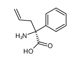 (S)-2-amino-2-phenylpent-4-enoic acid Structure