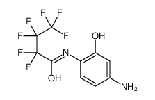 N-(4-amino-2-hydroxyphenyl)-2,2,3,3,4,4,4-heptafluorobutyramide结构式