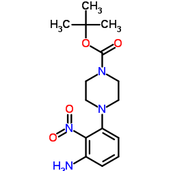 4-(3-氨基-2-硝基苯基)哌嗪-1-羧酸叔丁酯图片
