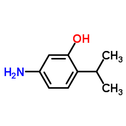 5-氨基-2-异丙基苯酚结构式