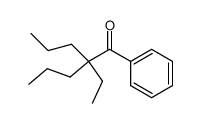 2-ethyl-1-phenyl-2-propyl-pentan-1-one结构式