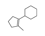 1-cyclohexyl-2-methyl-cyclopentene Structure