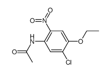 acetic acid-(4-ethoxy-5-chloro-2-nitro-anilide)结构式