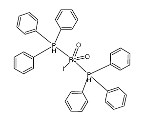 cis-[ReO2I(PPh3)2]结构式