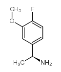 (S)-1-(4-氟-3-甲氧基苯基)乙胺结构式