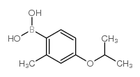 4-异丙氧基-2-甲基苯基硼酸结构式