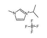 3-(1-methylethyl)-1-methylimidazolium tetrafluoroborate Structure