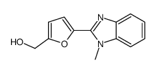 [5-(1-methylbenzimidazol-2-yl)furan-2-yl]methanol结构式