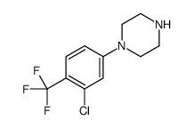1-[3-Chloro-4-(trifluoromethyl)phenyl]piperazine Structure