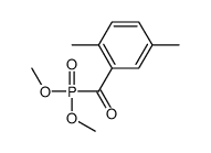 dimethoxyphosphoryl-(2,5-dimethylphenyl)methanone Structure