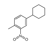 4-cyclohexyl-1-methyl-2-nitrobenzene Structure