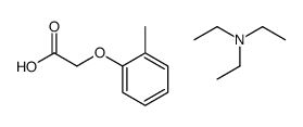 N,N-diethylethanamine,2-(2-methylphenoxy)acetic acid Structure