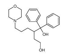 2-(3-morpholin-4-ylpropyl)-1,1-diphenylbutane-1,4-diol结构式