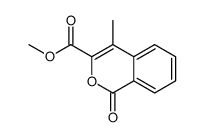 methyl 4-methyl-1-oxoisochromene-3-carboxylate结构式