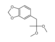5-(2,2-dimethoxypropyl)-1,3-benzodioxole结构式