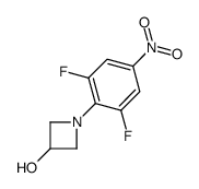 1-(2,6-difluoro-4-nitrophenyl)azetidin-3-ol Structure