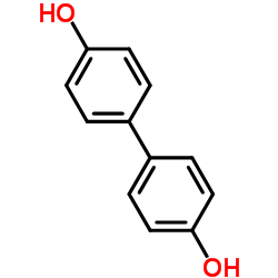 4,4'-Dihydroxybiphenyl structure
