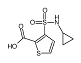3-[(环丙基氨基)磺酰基]噻吩-2-羧酸结构式