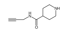 4-Piperidinecarboxamide, N-2-propyn-1-yl结构式