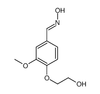 2-[4-(hydroxyiminomethyl)-2-methoxyphenoxy]ethanol Structure