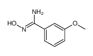 (Z)-N′-hydroxy-3-methoxybenzimidamide Structure