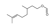 (±)-3,7-dimethyloct-6-enyl formate structure