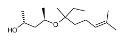 (2R,4R)-4-((3,7-dimethyloct-6-en-3-yl)oxy)pentan-2-ol Structure
