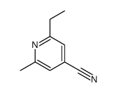 2-ethyl-6-methylpyridine-4-carbonitrile Structure