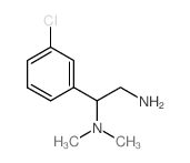 1-(3-氯苯基)-N1,N1-二甲基乙烷-1,2-二胺结构式