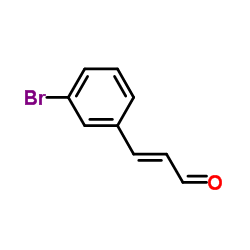 (2E)-3-(3-Bromphenyl)prop-2-enal Structure