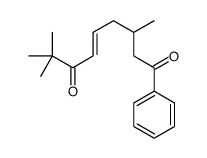 3,8,8-trimethyl-1-phenylnon-5-ene-1,7-dione结构式