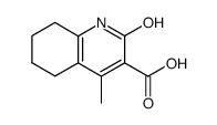 2-hydroxy-4-methyl-5,6,7,8-tetrahydro-quinoline-3-carboxylic acid Structure