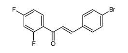 2',4'-difluoro-4-bromochalcone Structure