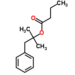 a,a-Dimethylphenethyl butyrate structure