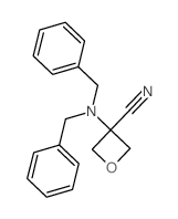 3-(DibenzylaMino)oxetane-3-carbonitrile Structure