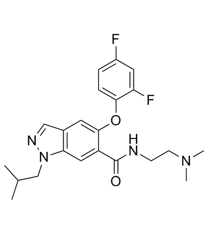 p38α抑制剂1结构式